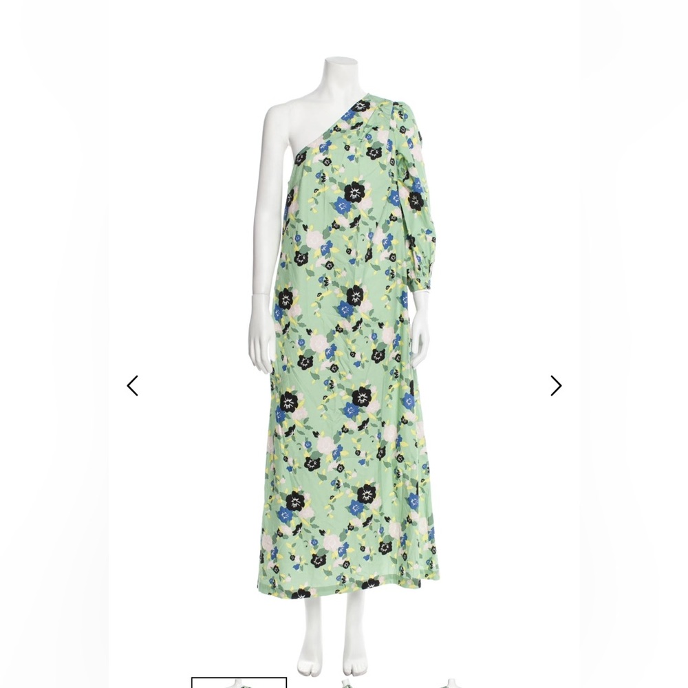 Pearl by Lela Rose Floral Print Long Dress